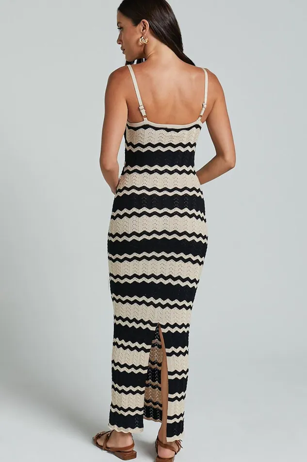 Runaway The Label 8211 Shiloh Midi Dress In BlackSand Women Showpo Dresses