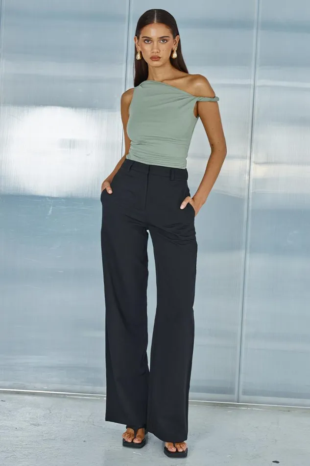 Runaway The Label Basic BLAKE TOP Sage 8211 Women
