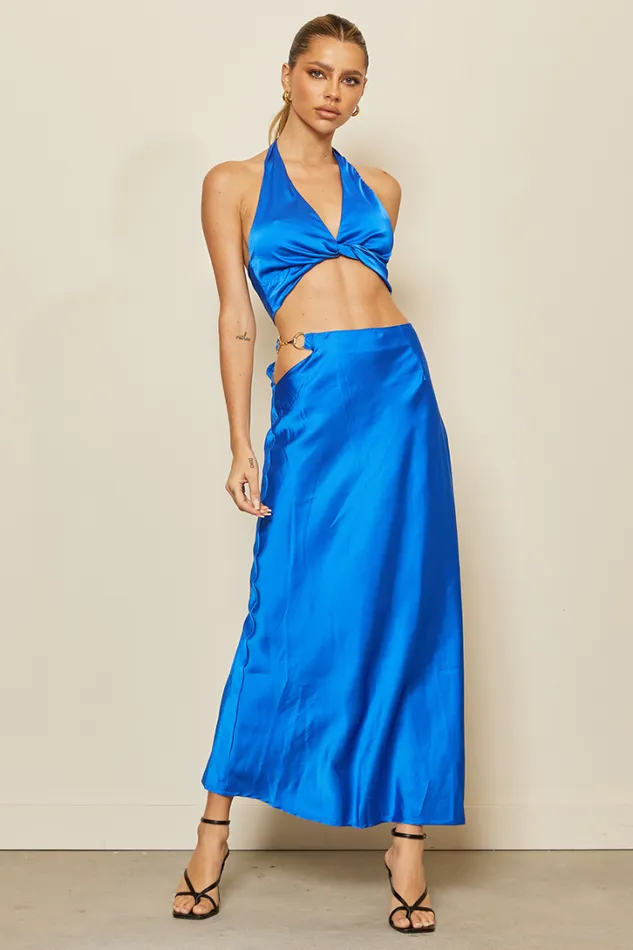 Runaway The Label Crops Remi Top Royal 8211 Women Runaway The Label Crops Remi Top Royal 8211 Women