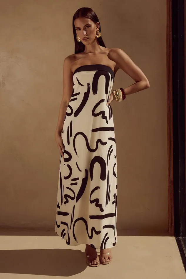 Runaway The Label Maxi Dresses ALBA MAXI DRESS York Sand 8211 Women