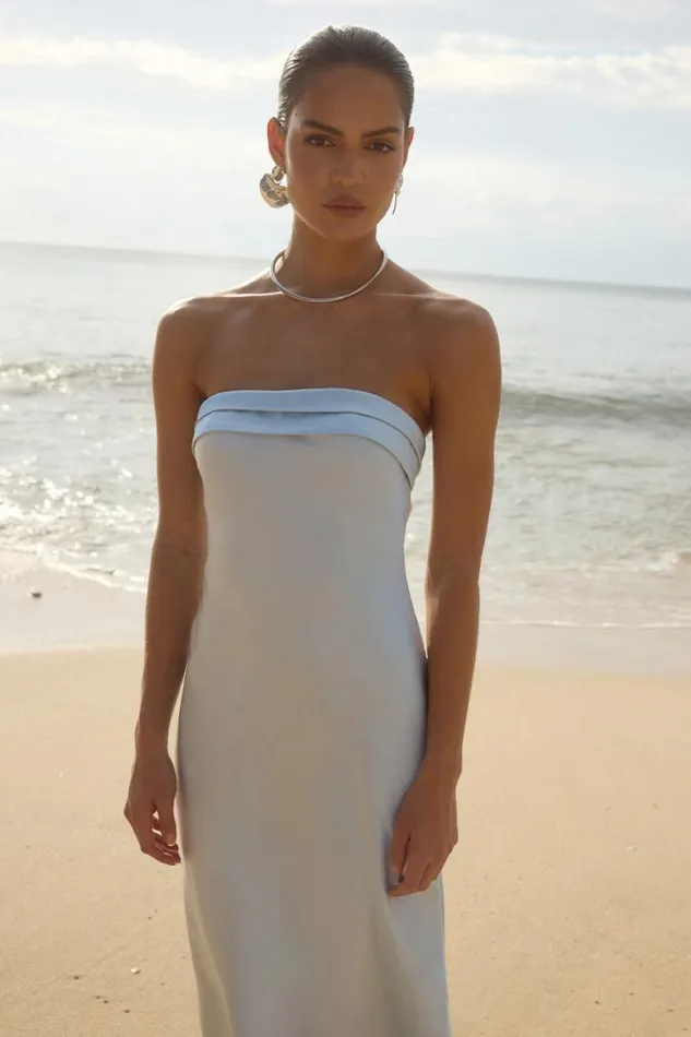 Runaway The Label Maxi Dresses DELILAH MAXI DRESS Ice Blue 8211 Women