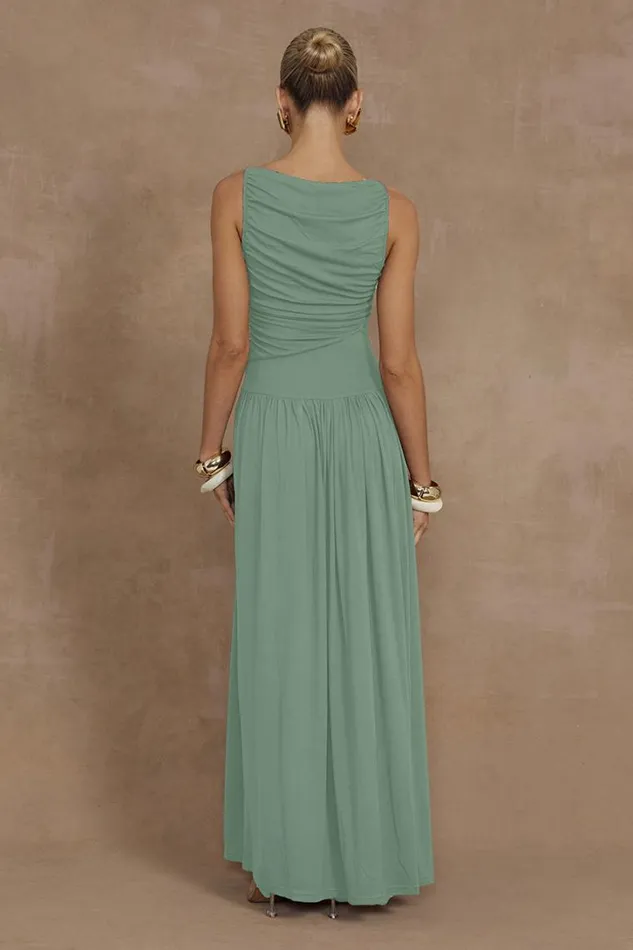 Runaway The Label Maxi Dresses NALLA MAXI DRESS Sage 8211 Women