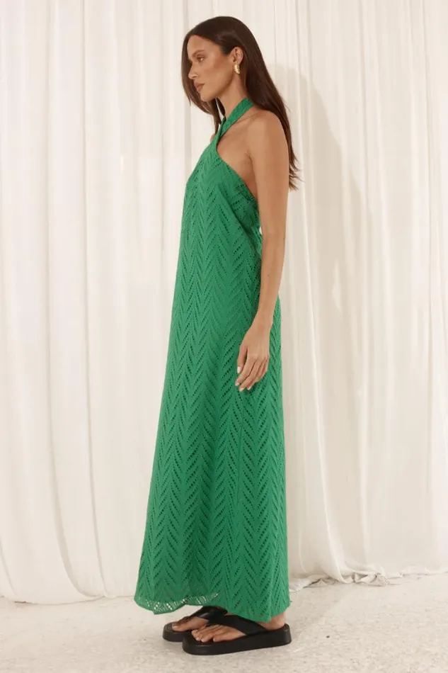 Runaway The Label Midi Dresses CALLIE MIDI DRESS Green 8211 Women