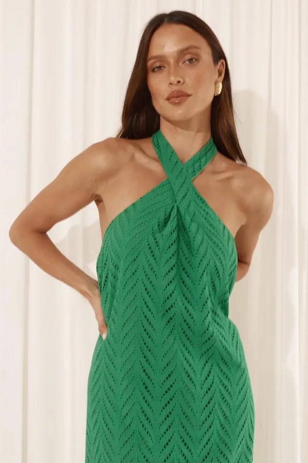 Runaway The Label Midi Dresses CALLIE MIDI DRESS Green 8211 Women