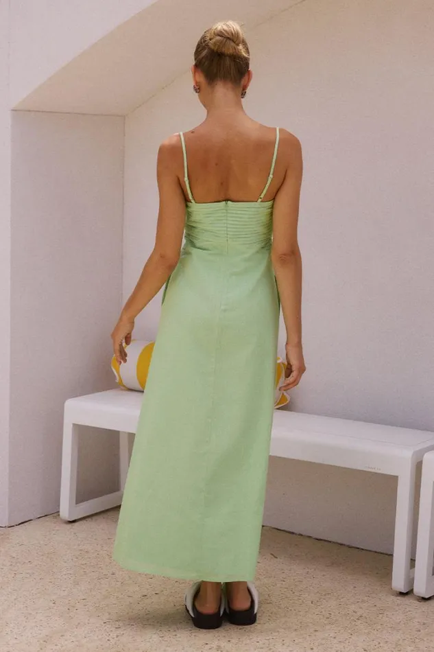 Runaway The Label Midi Dresses EUGENIE MIDI DRESS Green 8211 Women