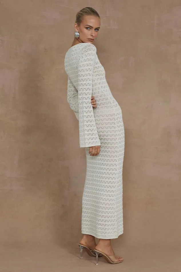 Runaway The Label Midi Dresses NYA MIDI DRESS Ivory 8211 Women