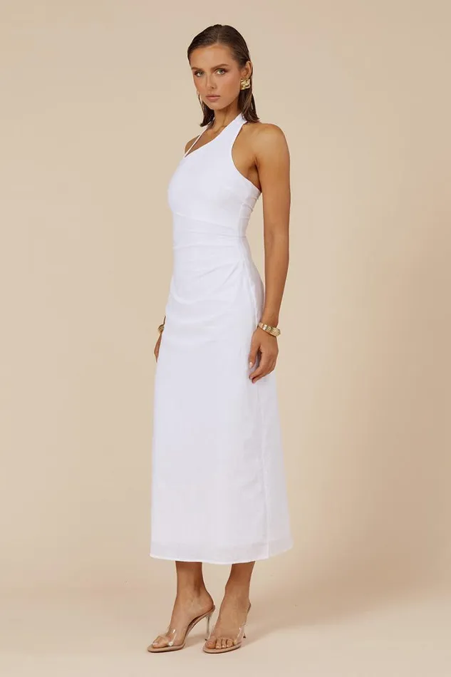 Runaway The Label Midi Dresses SAPHIRA LONG MIDI DRESS White 8211 Women