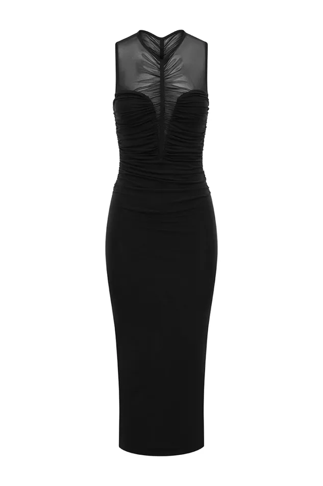 Runaway The Label Midi Dresses WINX MIDI DRESS Black 8211 Women