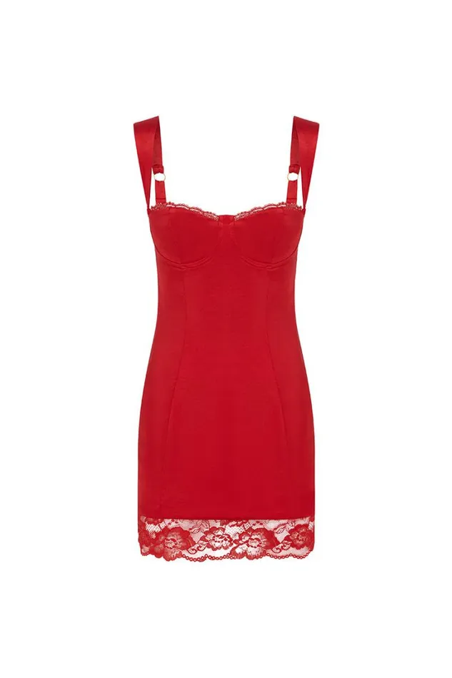 Runaway The Label Mini Dresses CLAUDELLE MINI DRESS Red 8211 Women