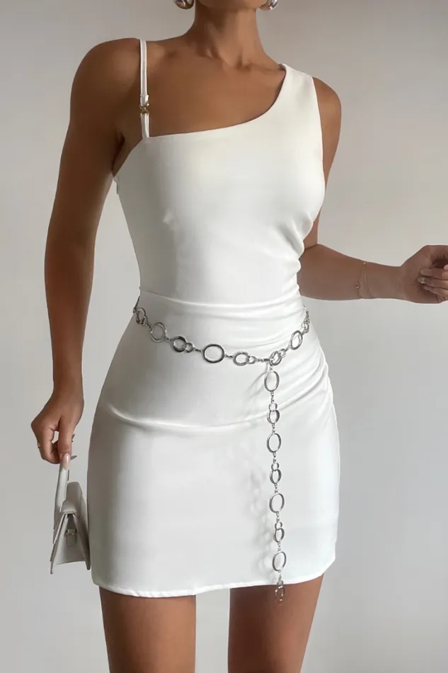 Runaway The Label Mini Dresses LORENZO MINI DRESS White 8211 Women