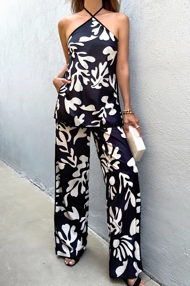 Runaway The Label Pants ILAH PANT Black Botanica 8211 Women