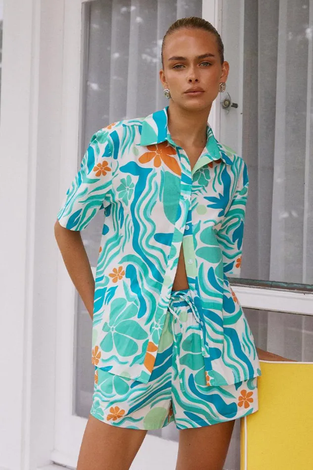 Runaway The Label Shirts and Blouses AVELINE SHIRT Montero Print 8211 Women