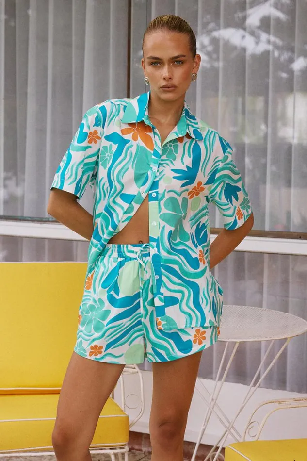 Runaway The Label Shirts and Blouses AVELINE SHIRT Montero Print 8211 Women