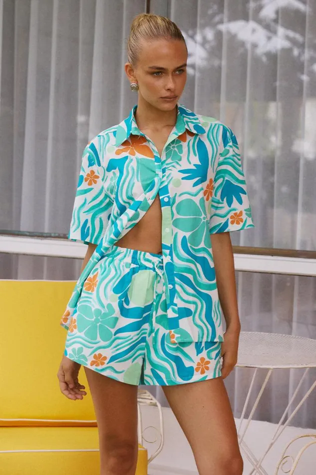 Runaway The Label Shirts and Blouses AVELINE SHIRT Montero Print 8211 Women