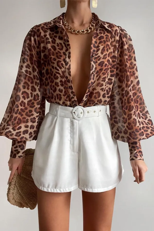 Runaway The Label Shirts and Blouses FLEETWOOD BLOUSE Leopard Print 8211 Women
