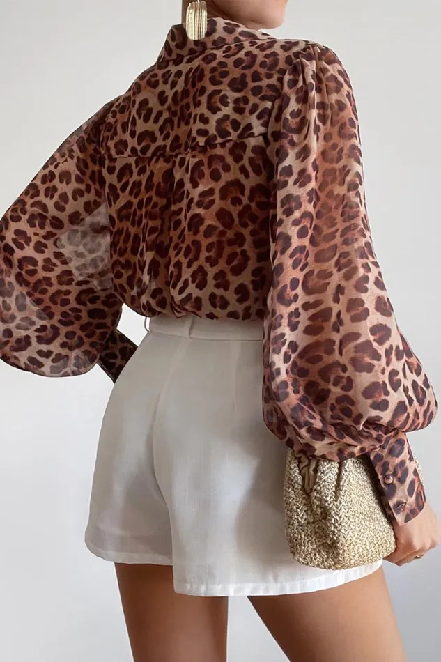 Runaway The Label Shirts and Blouses FLEETWOOD BLOUSE Leopard Print 8211 Women