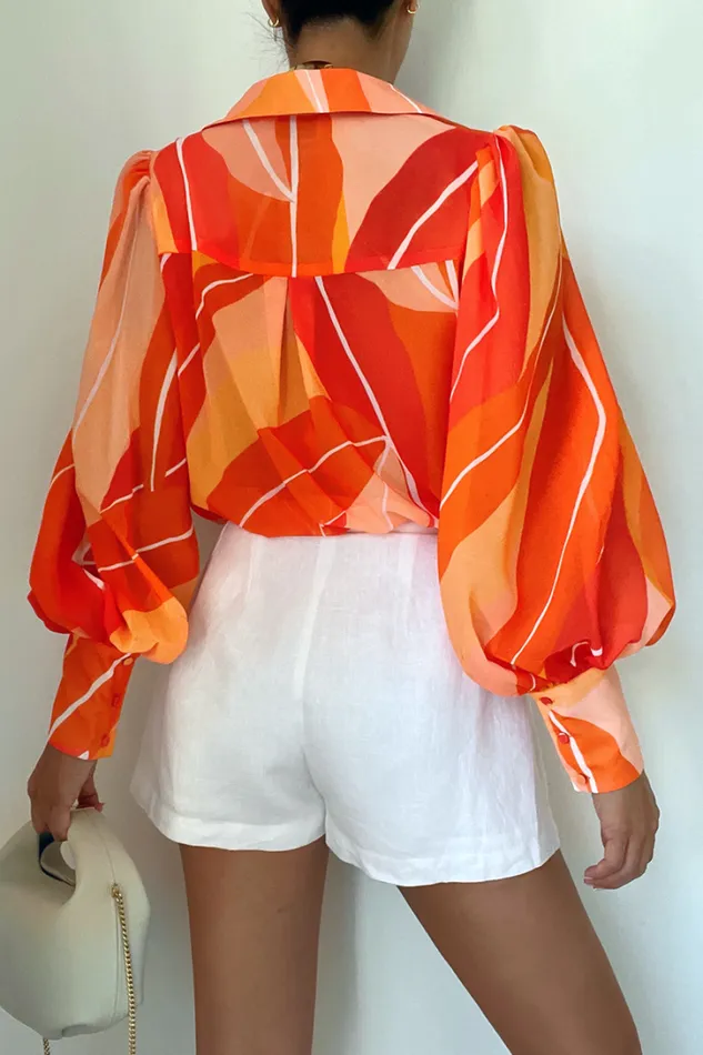 Runaway The Label Shirts and Blouses FLEETWOOD BLOUSE Orange Rowena 8211 Women Runaway The Label Shirts and Blouses FLEETWOOD BLOUSE Orange Rowena 8211 Women