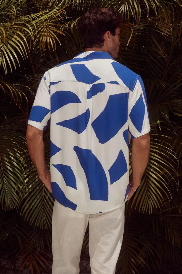 Runaway The Label Shirts LAZURE SHIRT Blue Stone 8211 Men