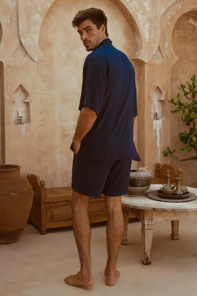 Runaway The Label Shorts ALARIC SHORT Navy 8211 Men
