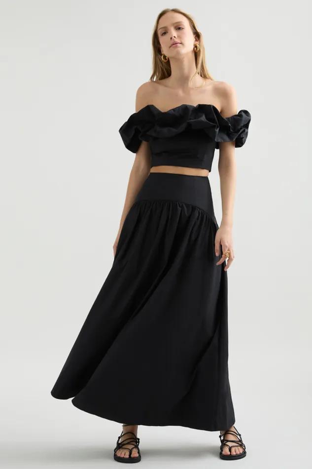 Runaway The Label Skirts Savannah Maxi Skirt Black 8211 Women