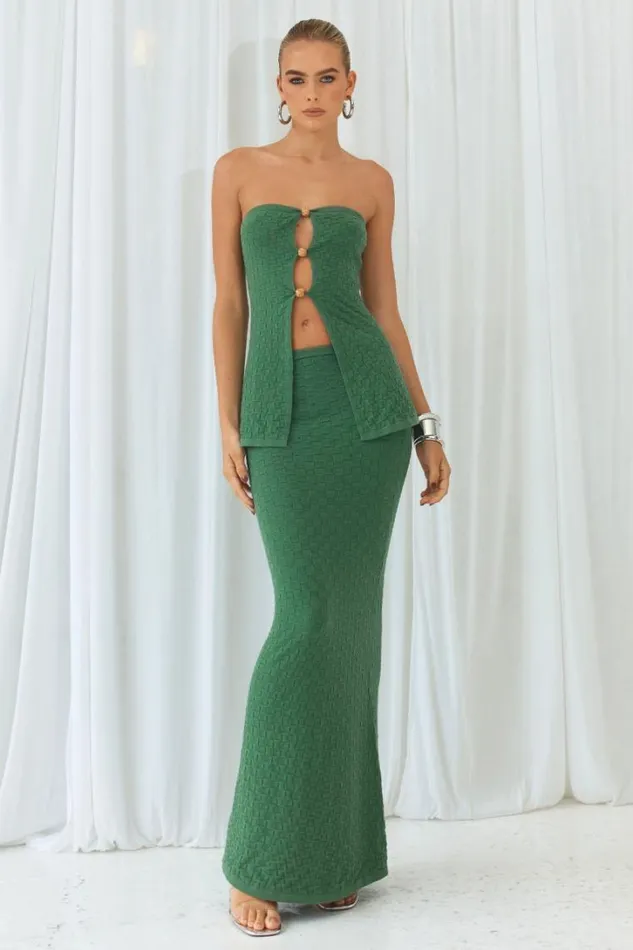 Runaway The Label Skirts TAYA MAXI SKIRT Khaki 8211 Women