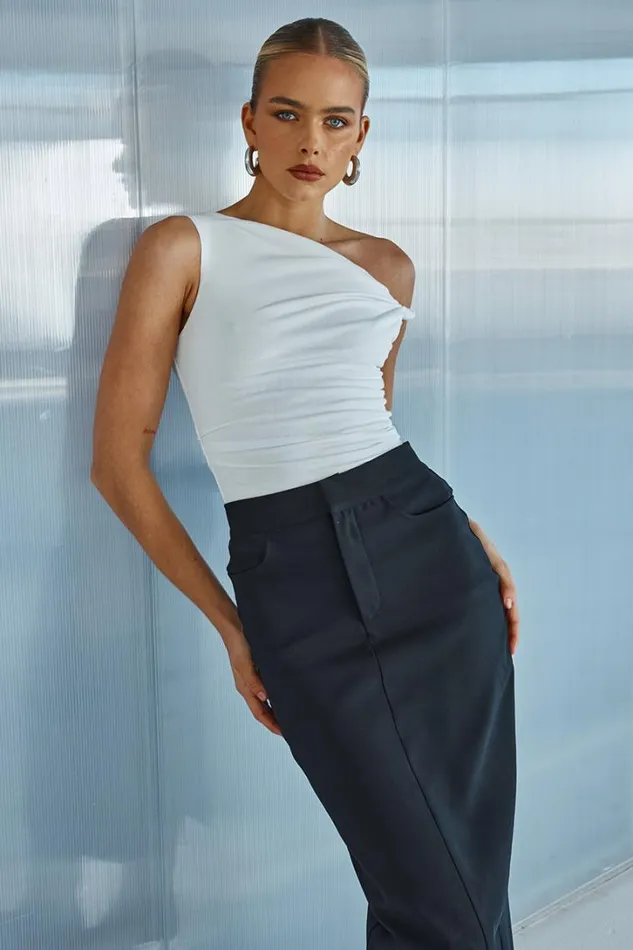 Runaway The Label Skirts YAZMIN MIDI SKIRT Black 8211 Women