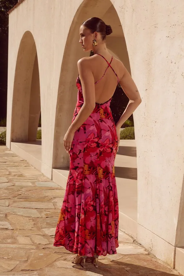 Runaway The Label Slip Dresses AMINAH MAXI DRESS Romance Print 8211 Women