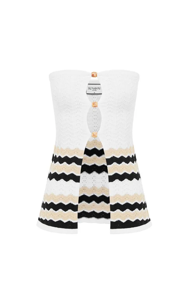 Runaway The Label Summer Sets CORALINA TOP Whitesand 8211 Women