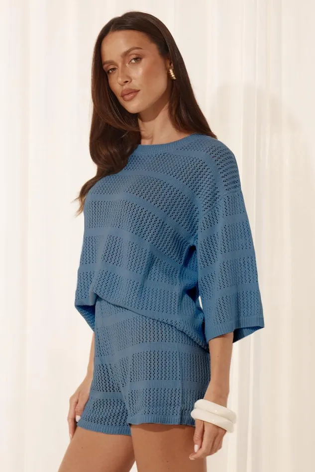 Runaway The Label Summer Sets SAMIA TOP Steel 8211 Women