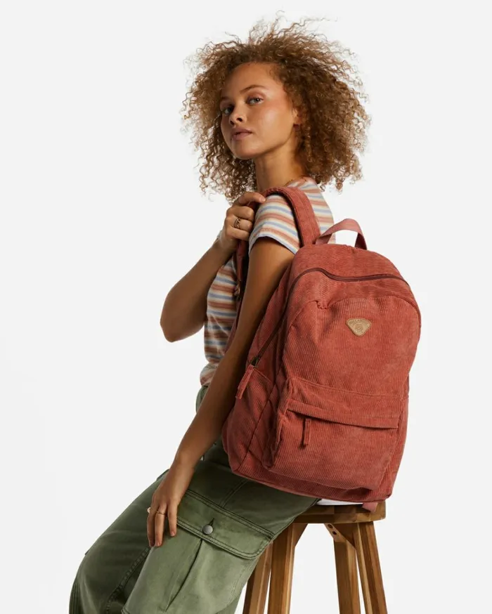 Schools Out Corduroy Backpack Rose Dawn Women Billabong Backpacks