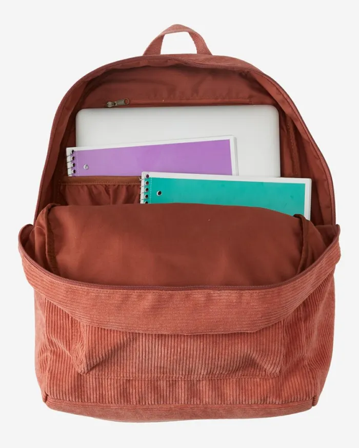 Schools Out Corduroy Backpack Rose Dawn Women Billabong Backpacks