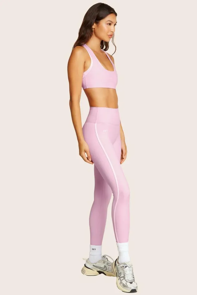 SET ACTIVE Activewear SPORTBODY SPORTY STRIPE LEGGINGS 8211 PRIMROSE 8211 Women