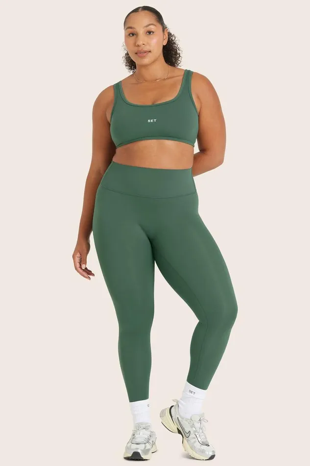 SET ACTIVE Bottoms AIRLUXE BREATHE LEGGINGS 8211 JUNIPER 8211 Women