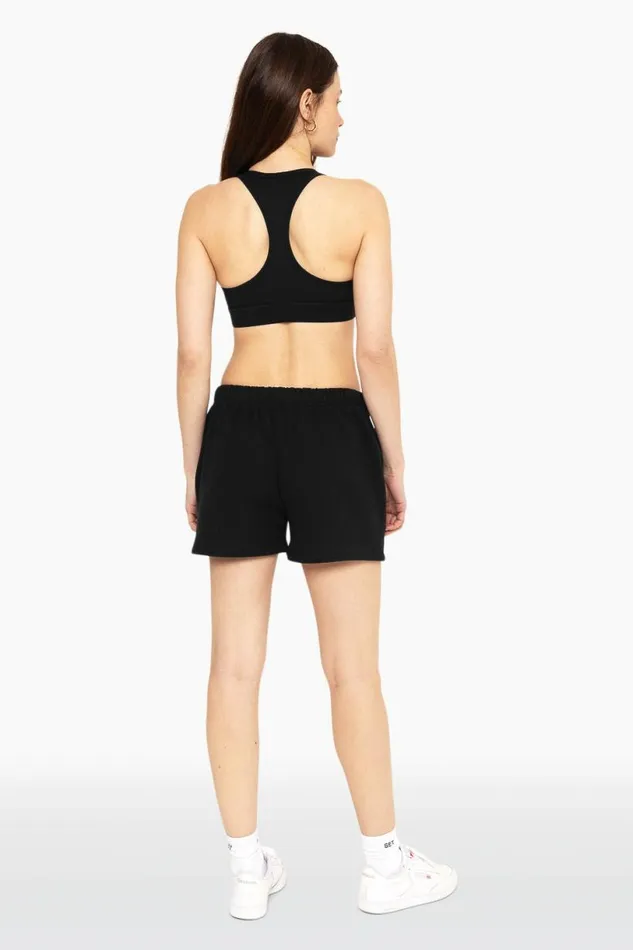 SET ACTIVE Bottoms HEAVYWEIGHT SWEATS SWEAT SHORTS 8211 ONYX 8211 Women
