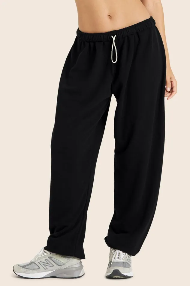 SET ACTIVE Bottoms LIGHTWEIGHT SWEATS CLASSIC OLD SCHOOL SWEATPANTS 8211 ONYX 8211 Women