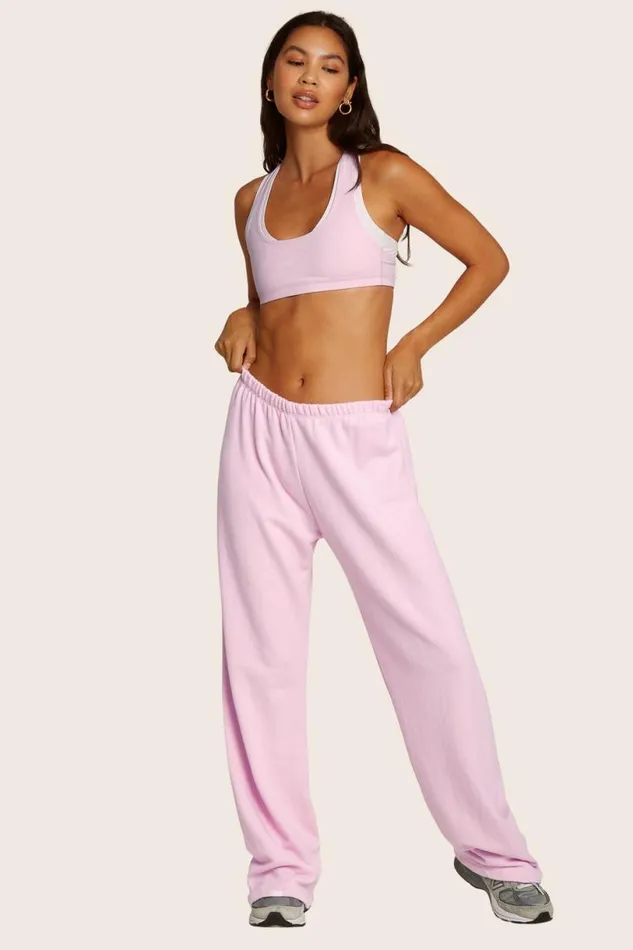 SET ACTIVE Bottoms LIGHTWEIGHT SWEATS CLASSIC STRAIGHT LEG SWEATPANTS 8211 PRIMROSE 8211 Women
