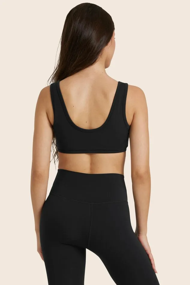 SET ACTIVE Bras AIRLUXE BREATHE SCOOP BRA 8211 ONYX 8211 Women