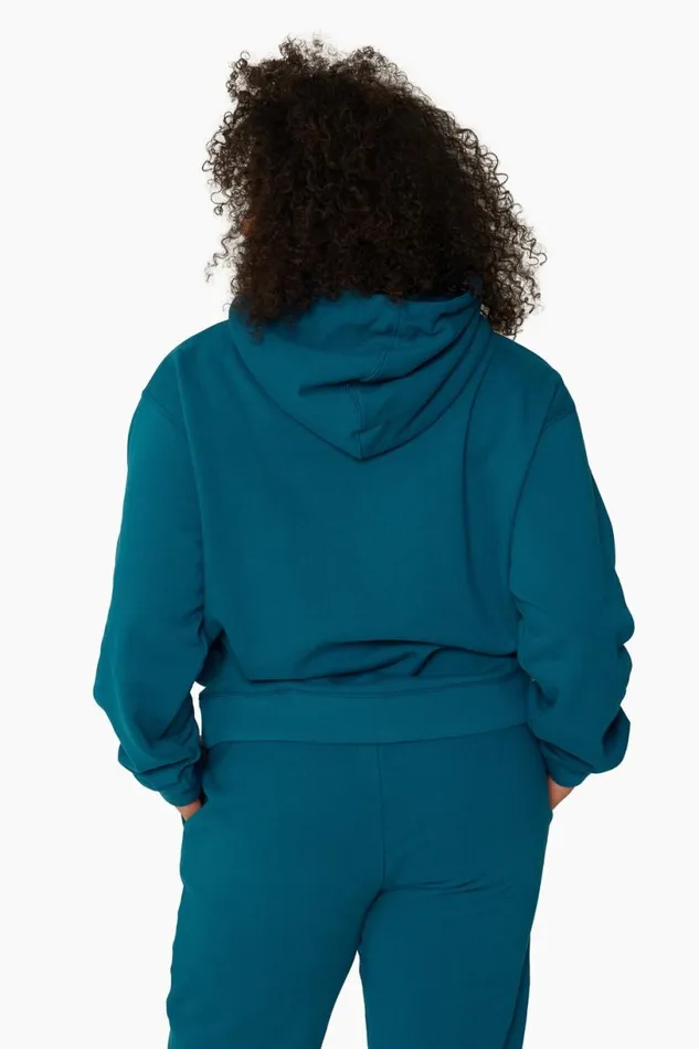 SET ACTIVE Sweats HEAVYWEIGHT SWEATS HOODIE 8211 COVE 8211 Women