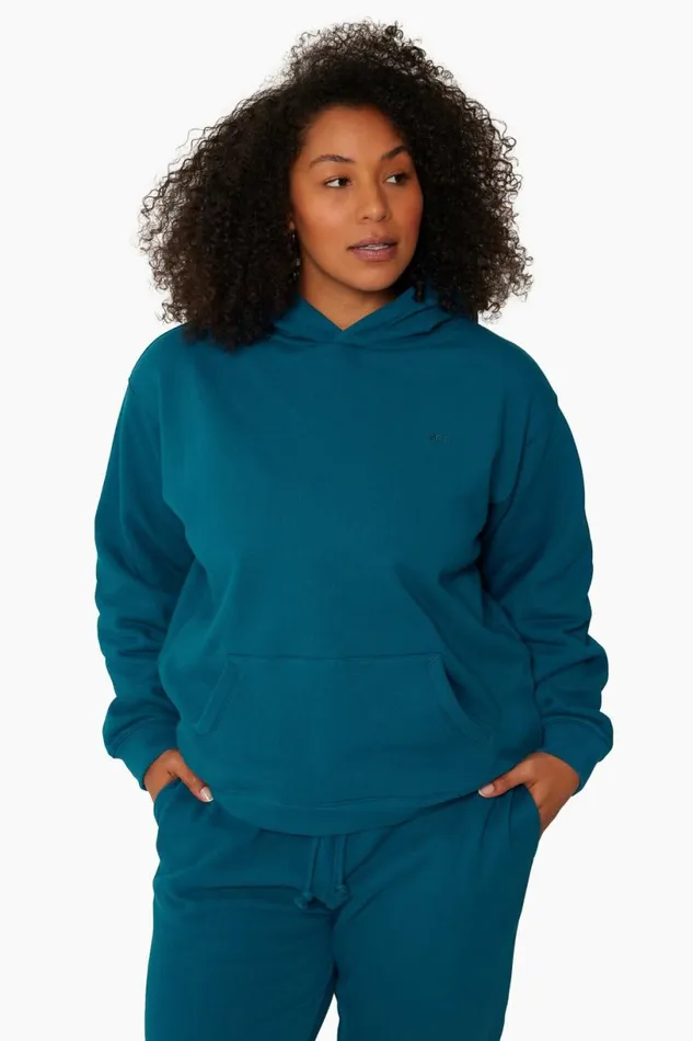 SET ACTIVE Sweats HEAVYWEIGHT SWEATS HOODIE 8211 COVE 8211 Women
