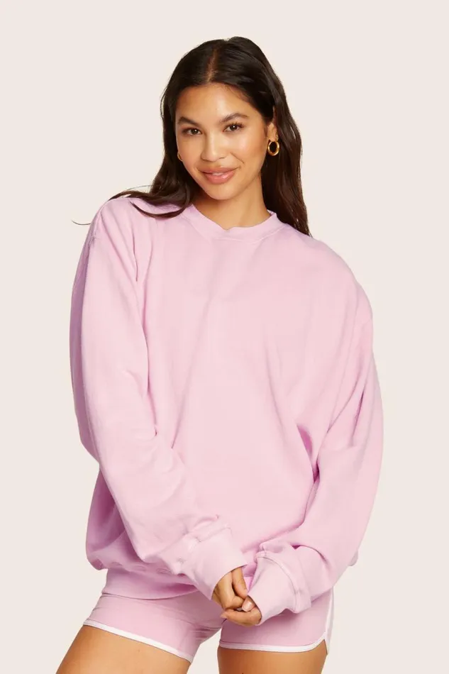 SET ACTIVE Sweats LIGHTWEIGHT SWEATS CLASSIC CREWNECK 8211 PRIMROSE 8211 Women