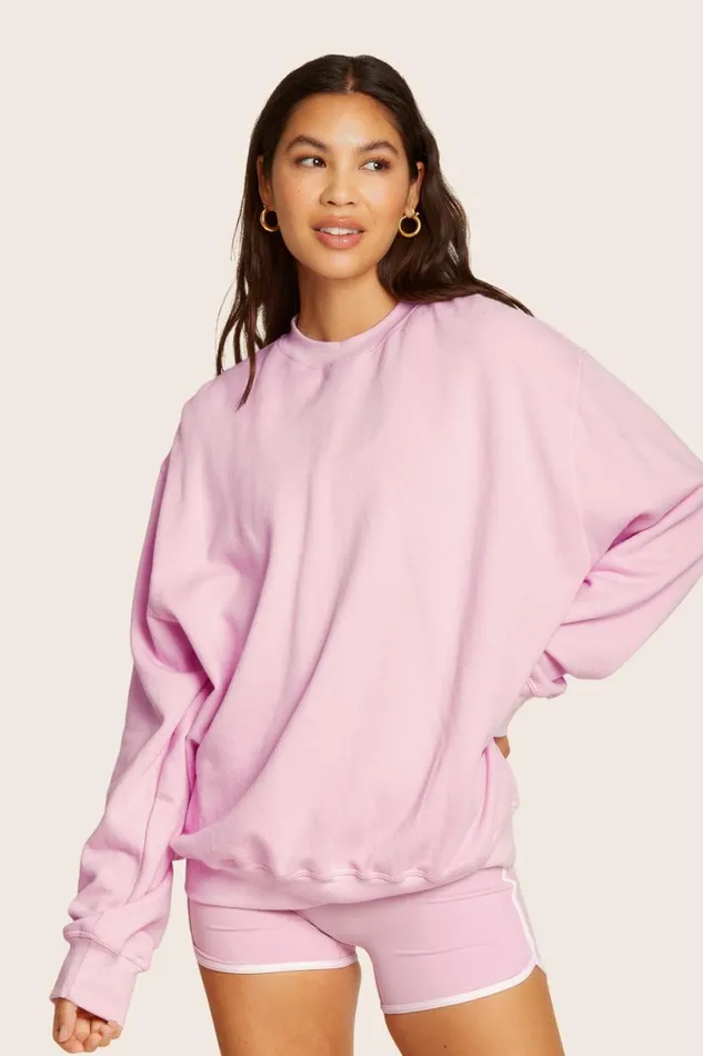 SET ACTIVE Sweats LIGHTWEIGHT SWEATS CLASSIC CREWNECK 8211 PRIMROSE 8211 Women