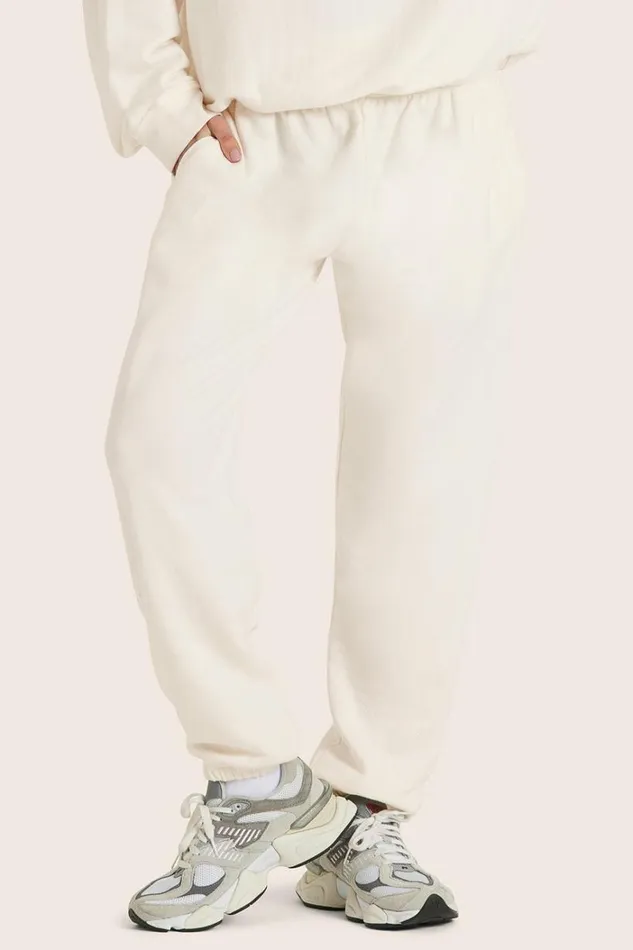 SET ACTIVE Sweats LIGHTWEIGHT SWEATS CLASSIC POCKET SWEATPANTS 8211 BLANC 8211 Women