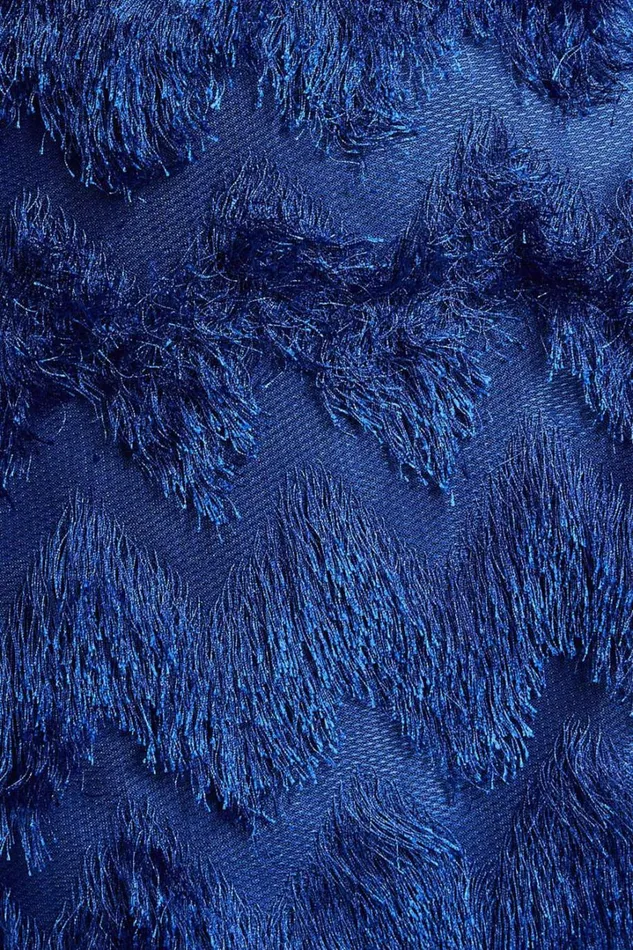 Shelby Mini Skirt 8211 High Waist Fringe Skirt In Cobalt Blue Women Showpo Skirts