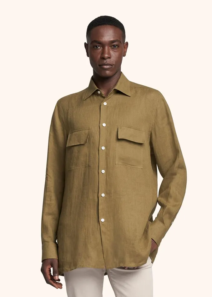 SHIRT LINEN Men Kiton Shirts