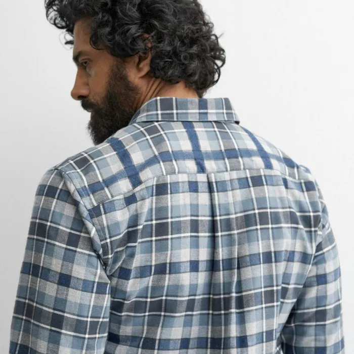 Shirts Men Oliver Sweeney Censo NavyGrey Check Shirts Men Oliver Sweeney Censo NavyGrey Check