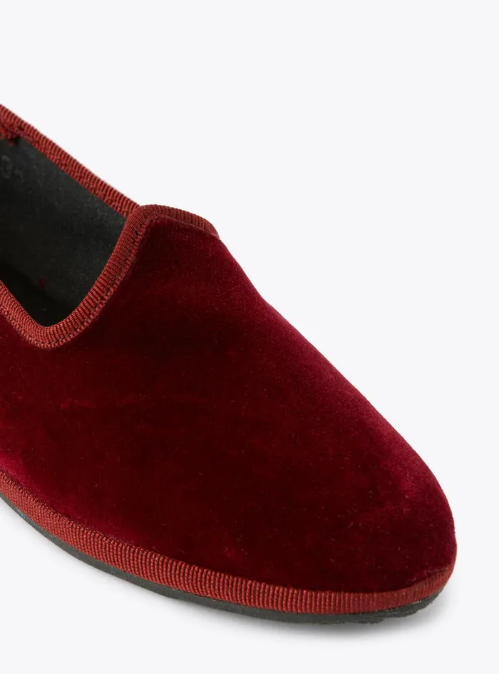 Shoes Girl 216 Il Gufo Smooth Velvet Slippers