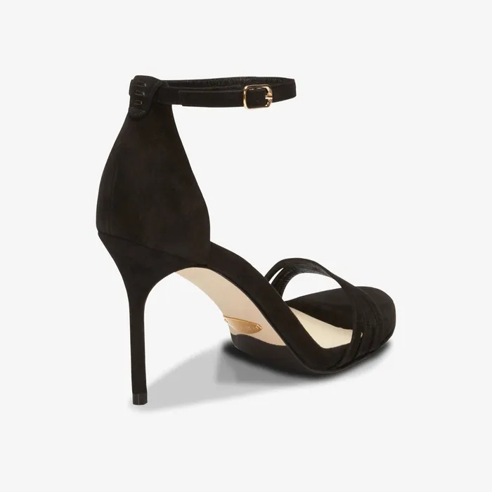 Shoes The Sarah Flint Perfect Sandal 85 Black Suede M M LaFleur Women