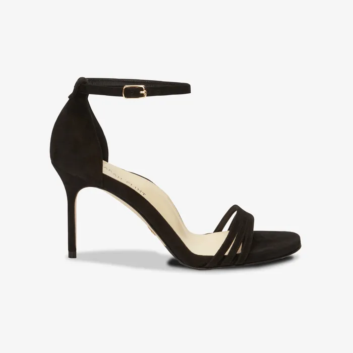 Shoes The Sarah Flint Perfect Sandal 85 Black Suede M M LaFleur Women