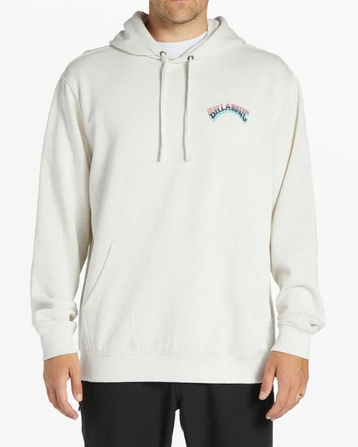 Short Sands Pullover Sweatshirt Light Grey Heather Men Billabong Hoodies and Fleece