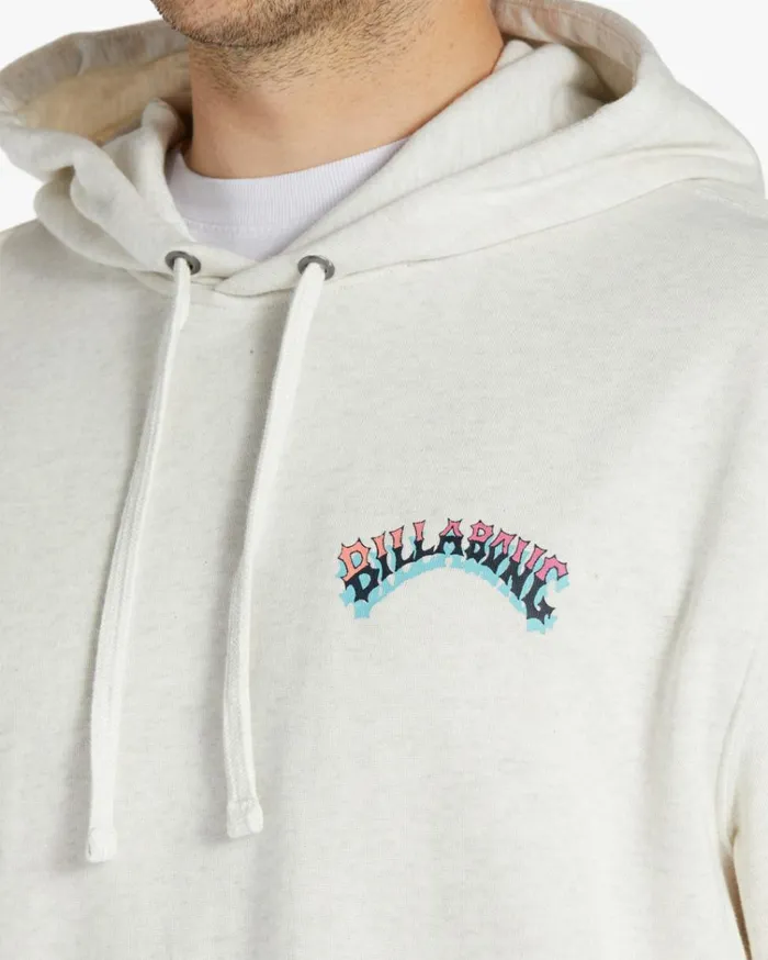 Short Sands Pullover Sweatshirt Light Grey Heather Men Billabong Hoodies and Fleece